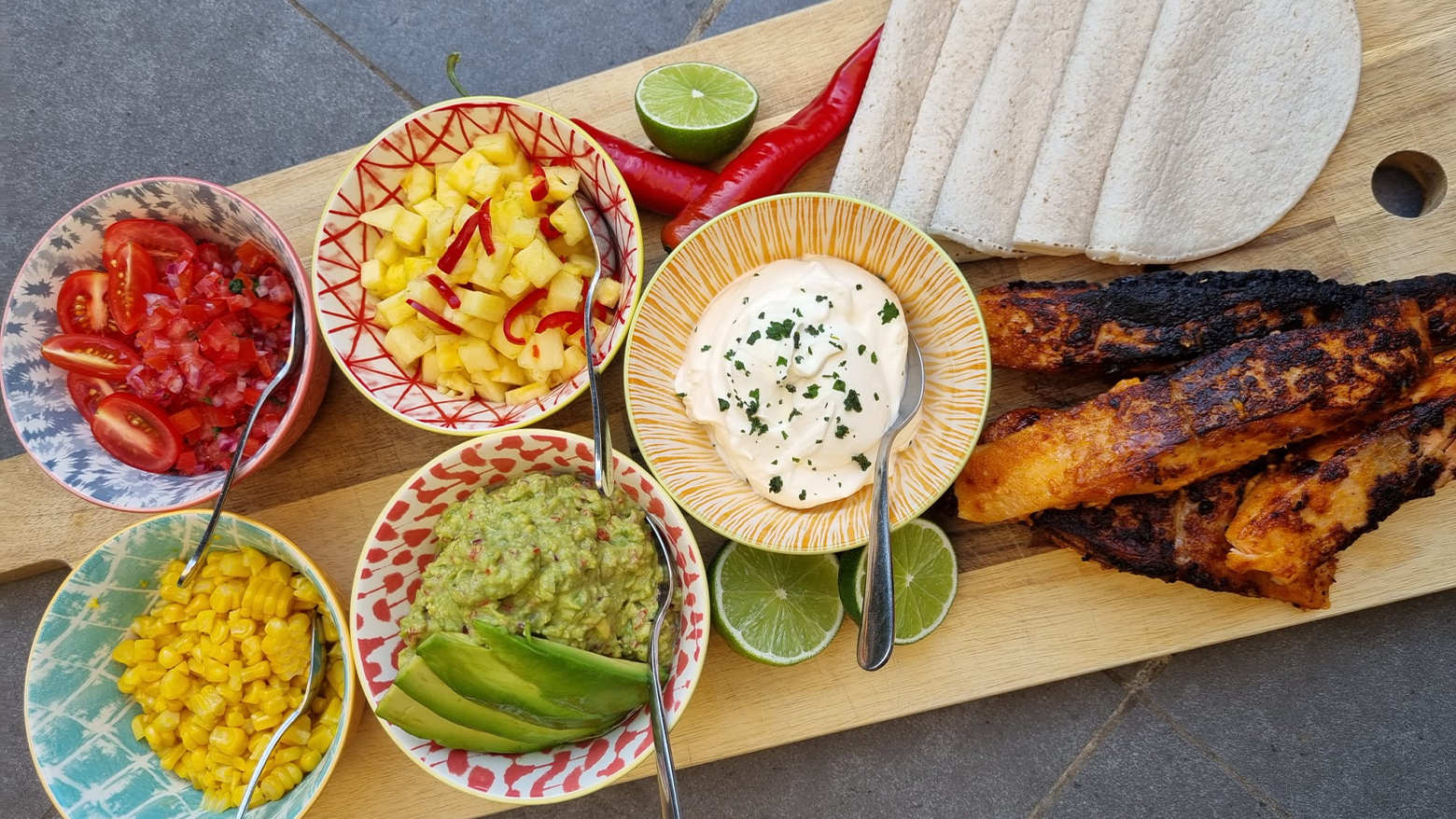 Image of Mexican Blackened Salmon Tacos