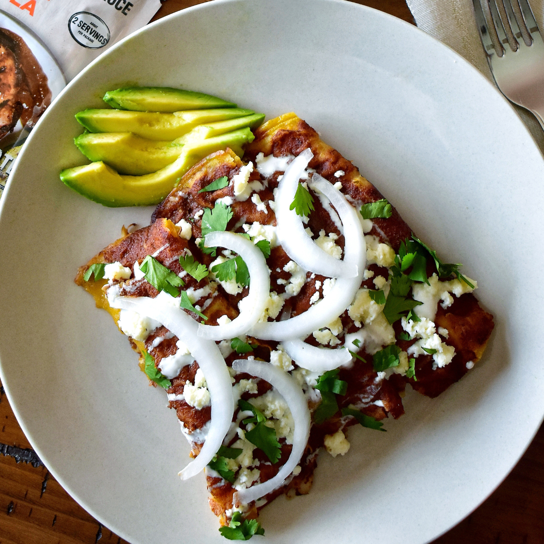 Chicken Mole Enchiladas