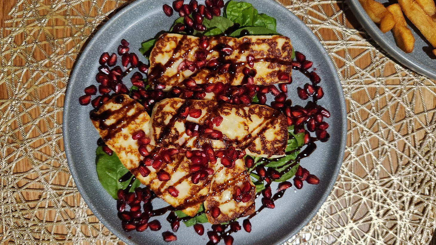 Pomegranate and Halloumi-image