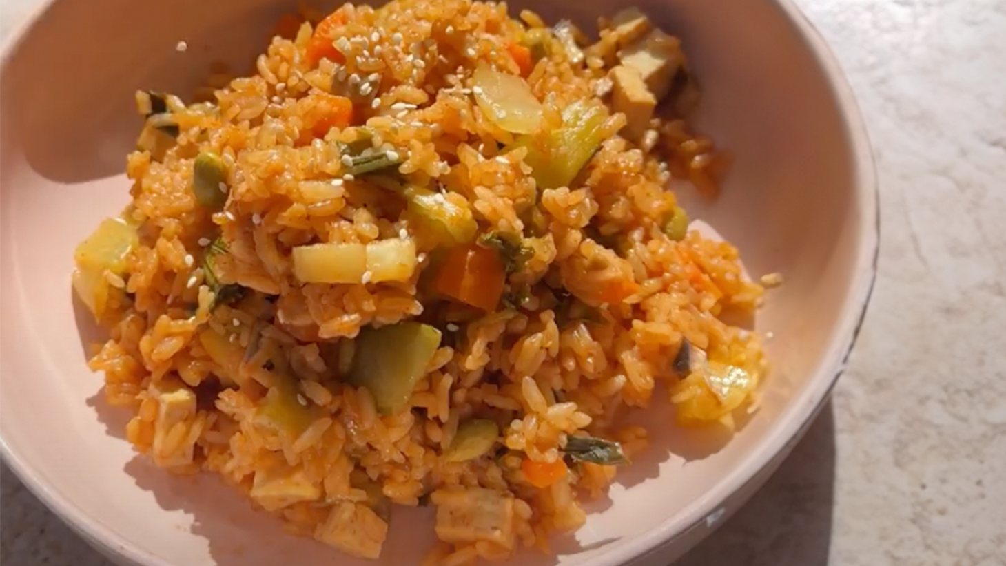 Image of Rice Cooker Fried Rice and Greens