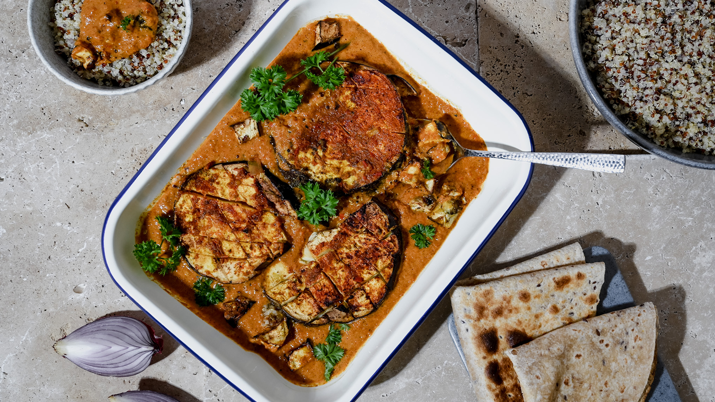 Slow Roasted Eggplant Curry-image