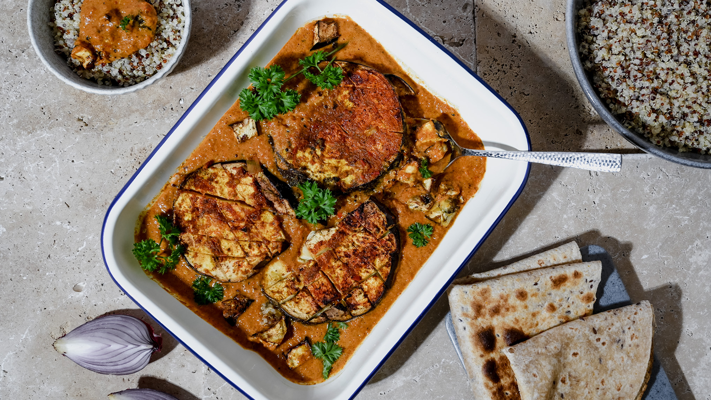 Image of Slow Roasted Eggplant Curry