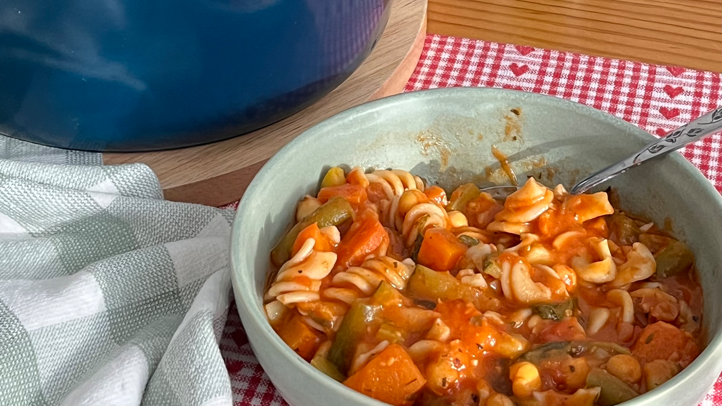 Veggie Packed Minestrone Soup-image