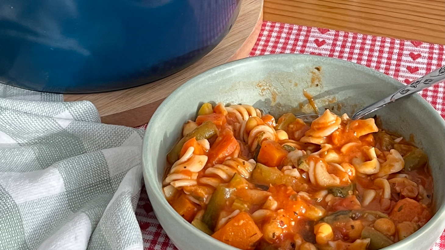 Image of Veggie Packed Minestrone Soup