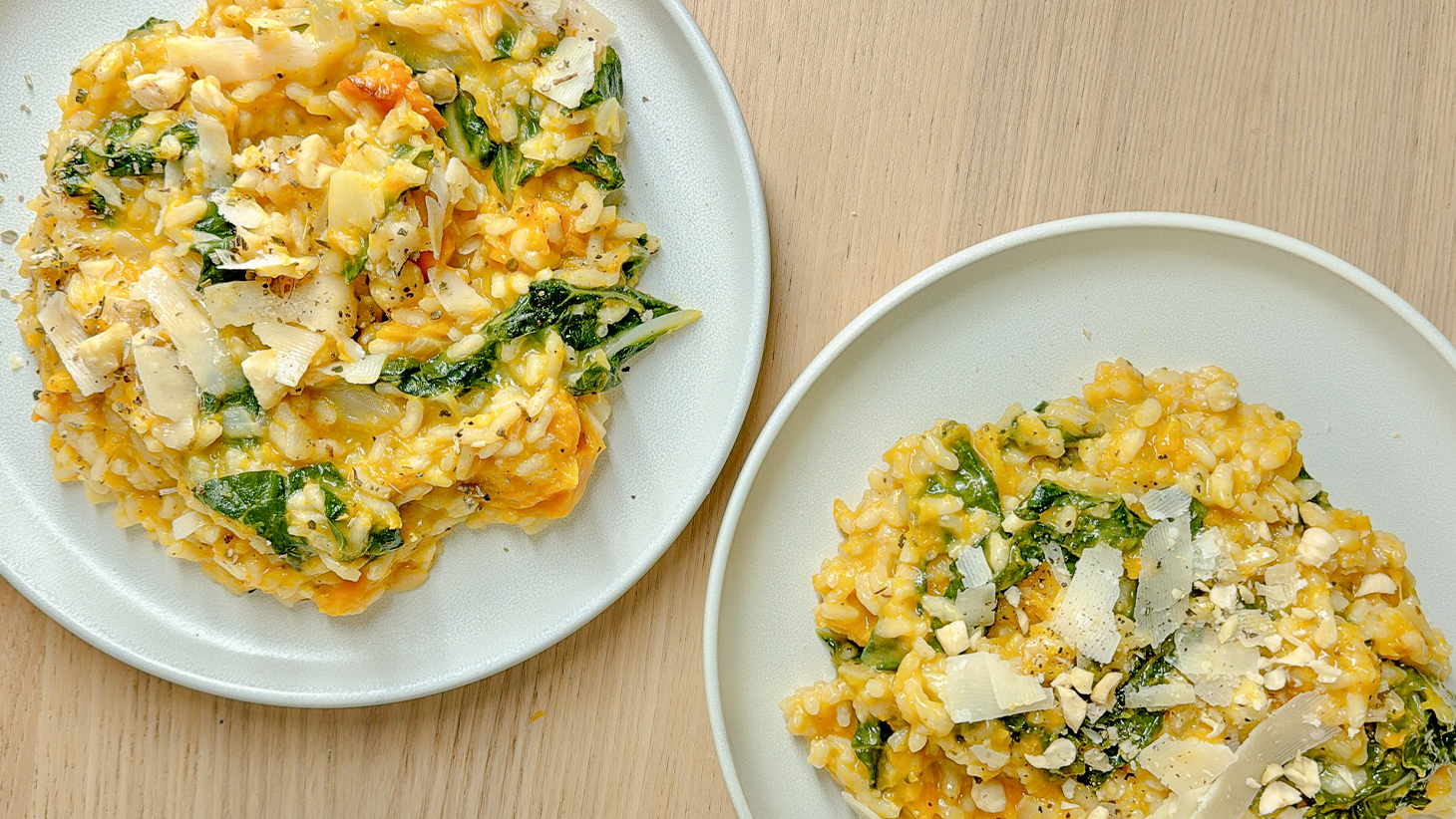 Image of Roast Pumpkin, Sage and Hazelnut Risotto