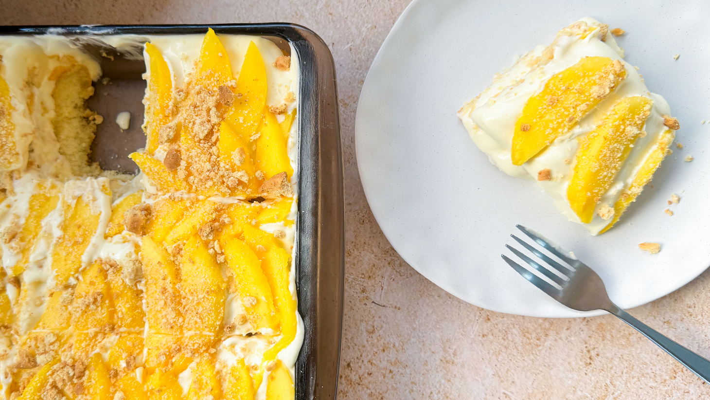 Image of Mango Tiramisu Float