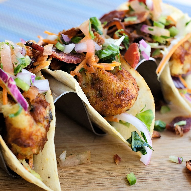Crab Cake S treat Tacos