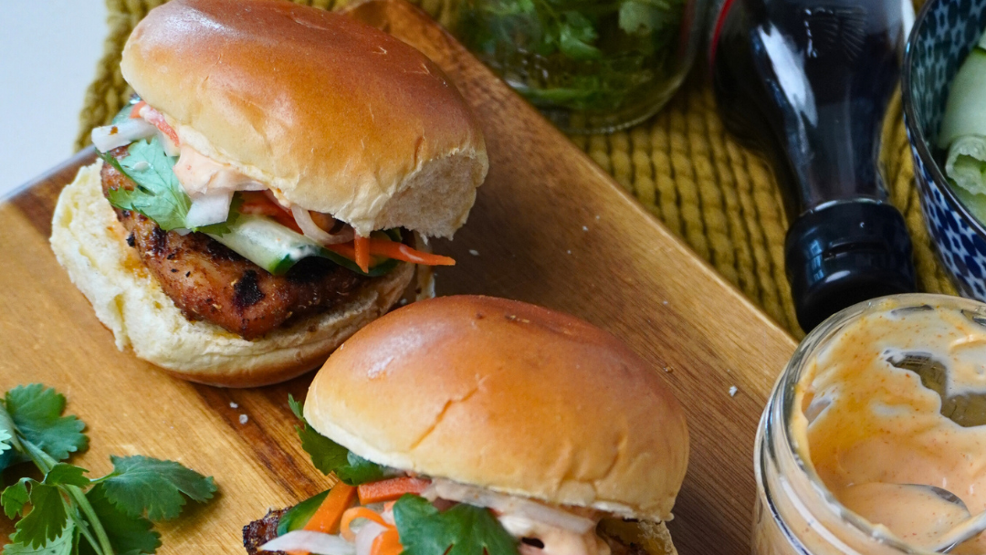 Chicken Banh Mi Sliders