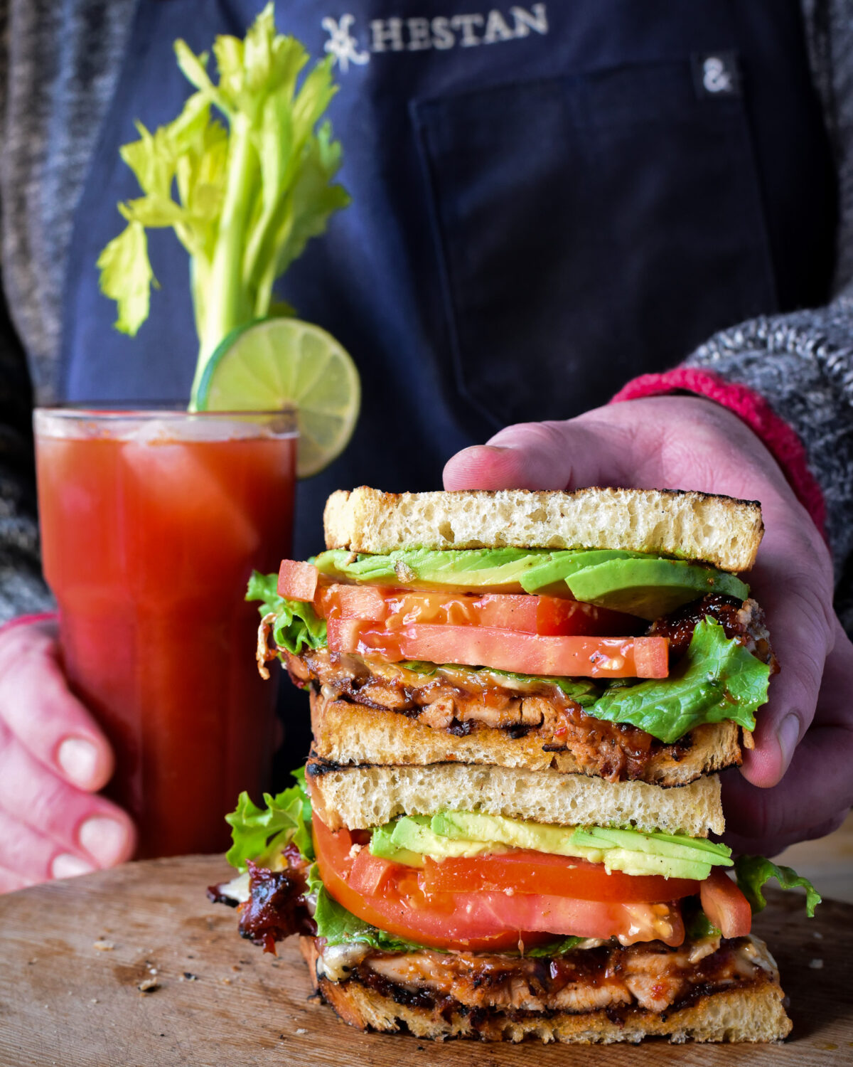 Spicy Chicken Club Sandwich