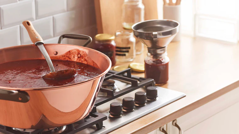 Doce de framboesa, pimento e pimenta de Espelette