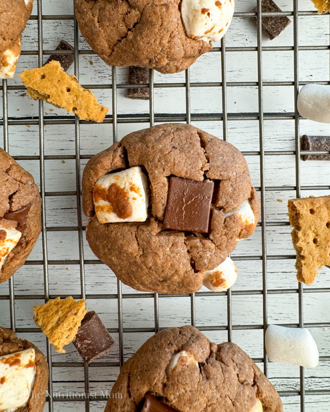 Image of S'mores Protein Cookies (Dairy Free)