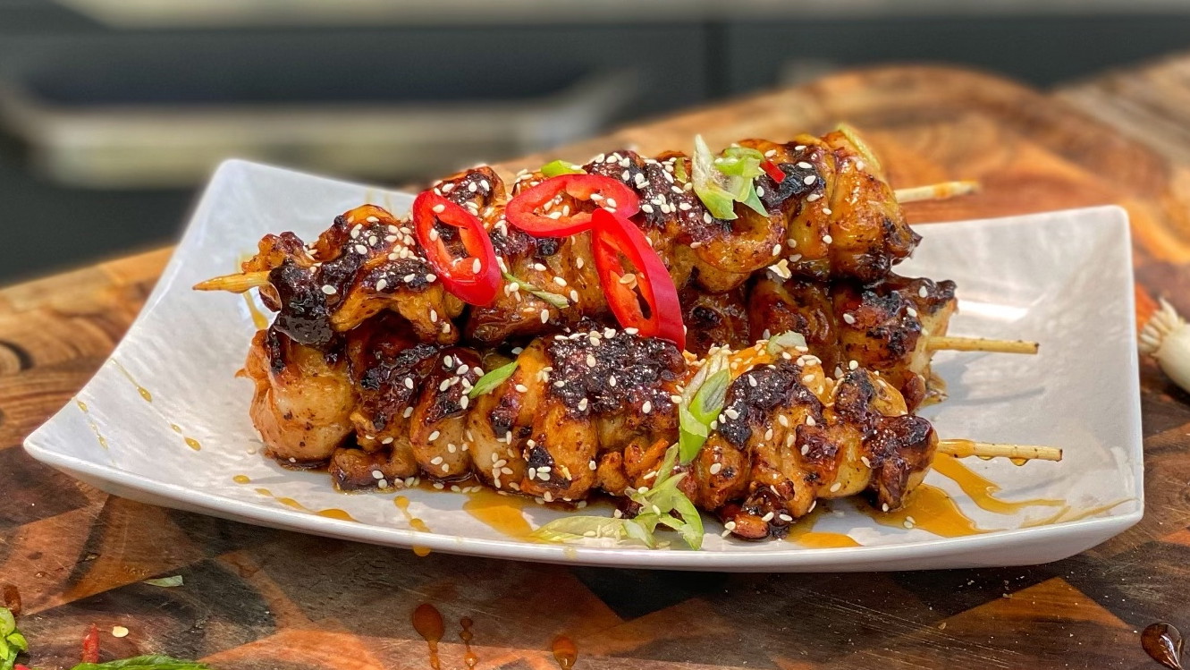 Image of CJ's Bang Bang Chicken Skewers