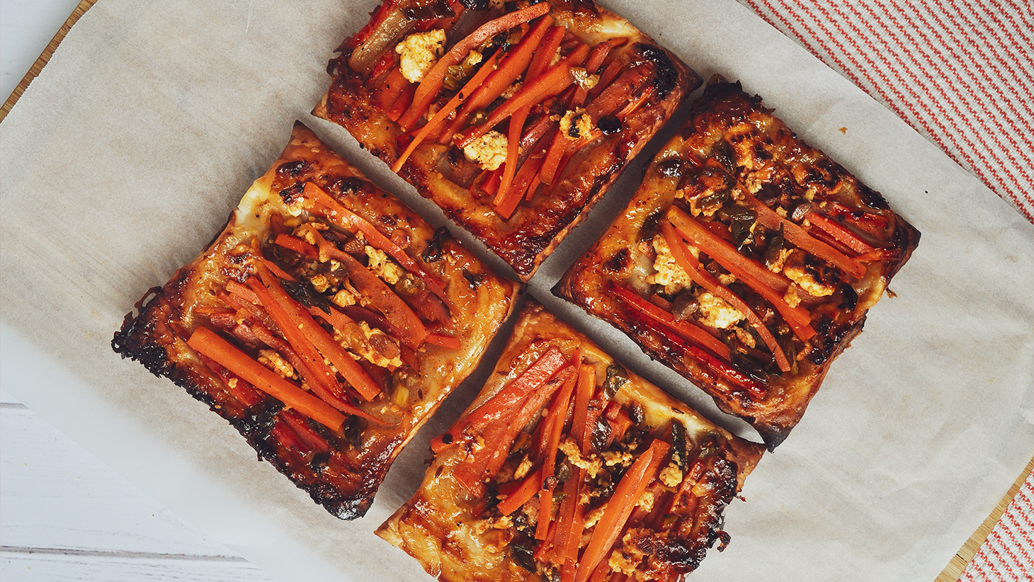 Honey &amp; Harissa Carrot Tartlets-image