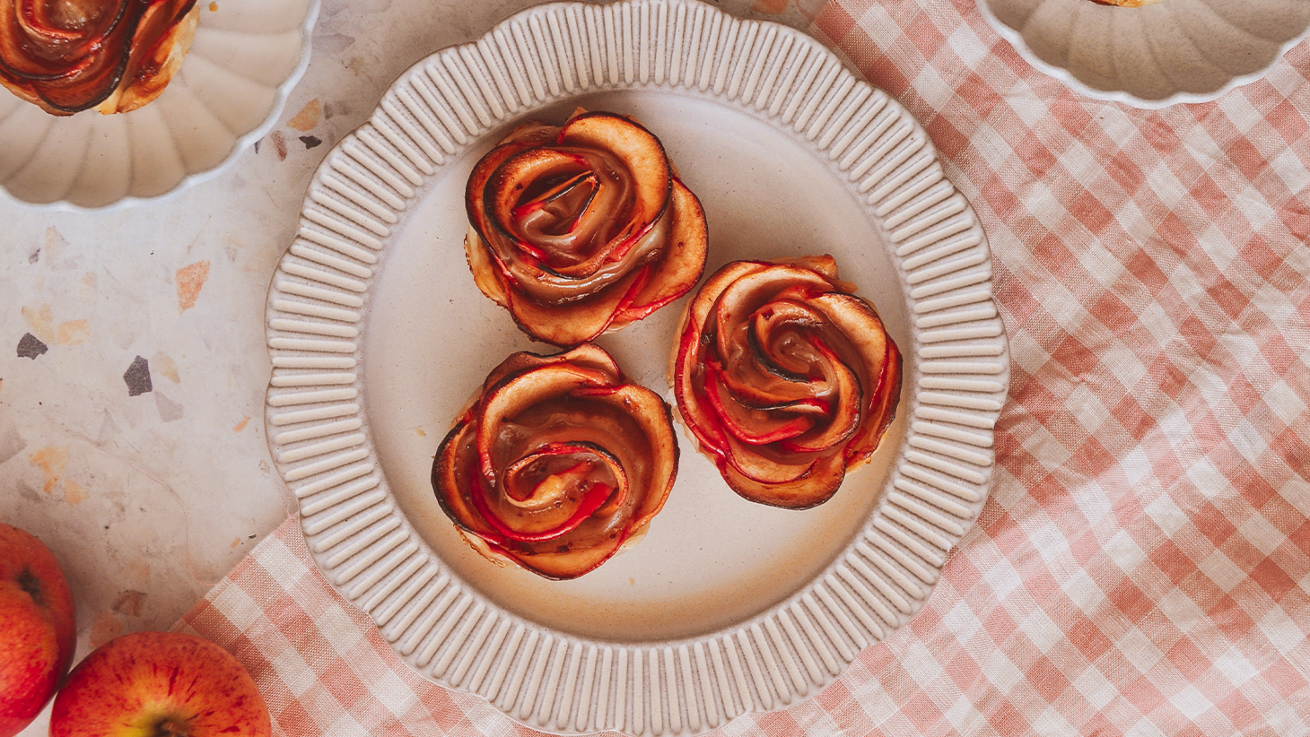 Image of Mini Apple Puff Pastry Roses