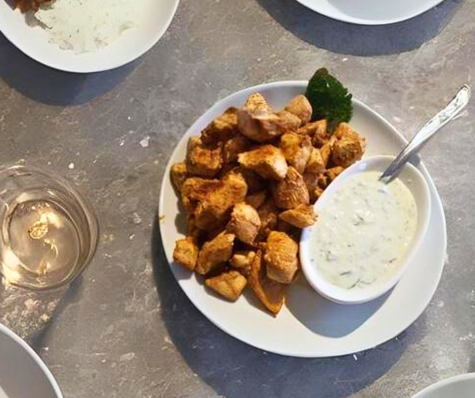 Image of Chicken Kebabs with Tzatziki Sauce