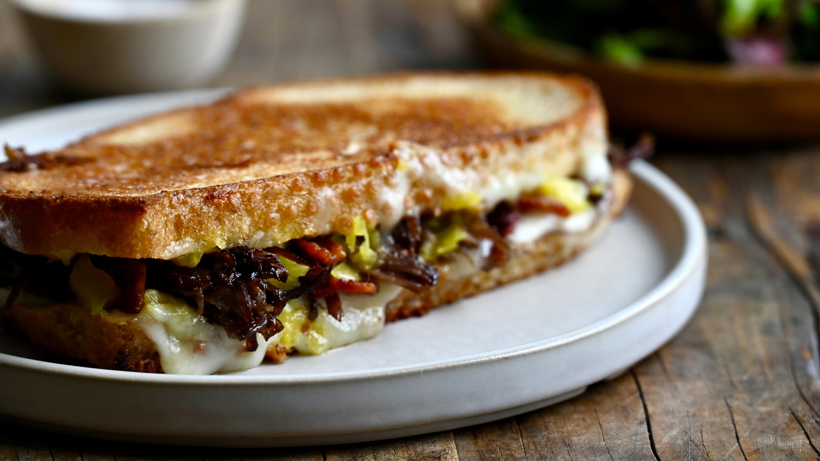 Beef and Bacon Grilled Cheese