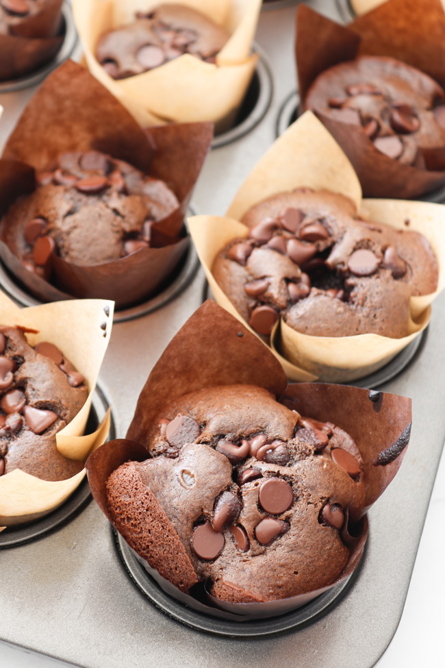 Image of Double Chocolate Chip Muffins