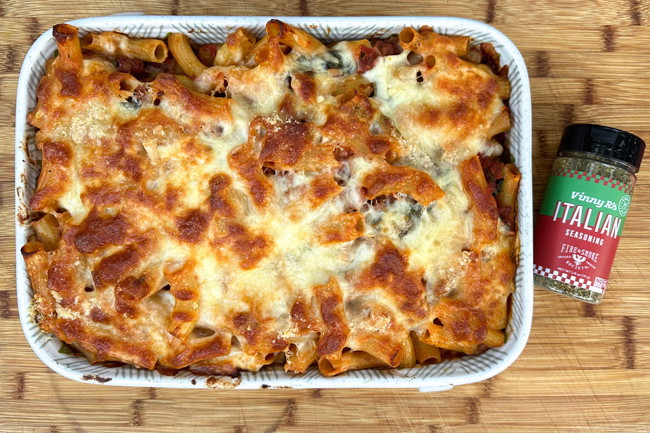 Image of Baked Ziti with Italian Sausage & Spinach