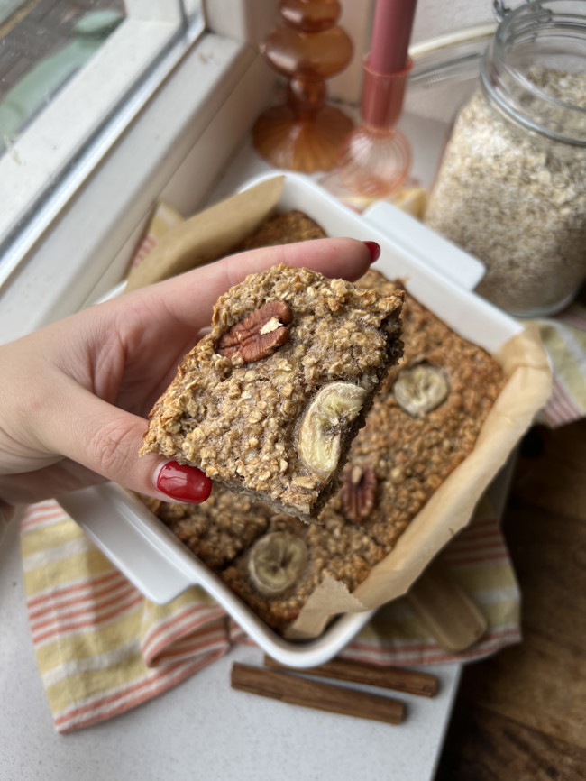 Image of Bananenbrood Baked Oats Mealprep