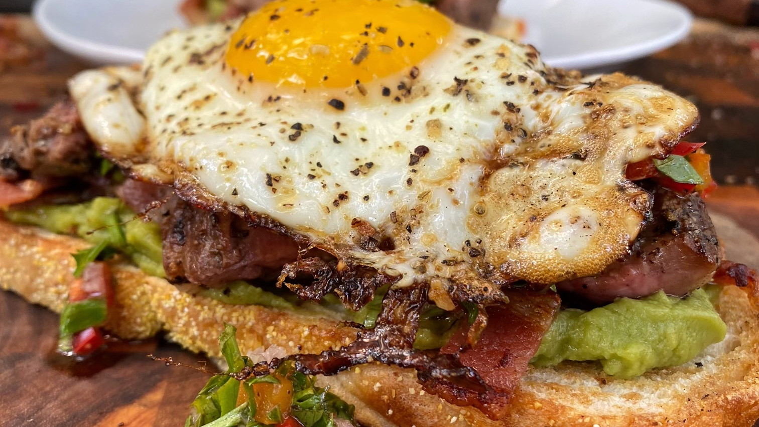 Image of Loaded Steak and Avocado Toast