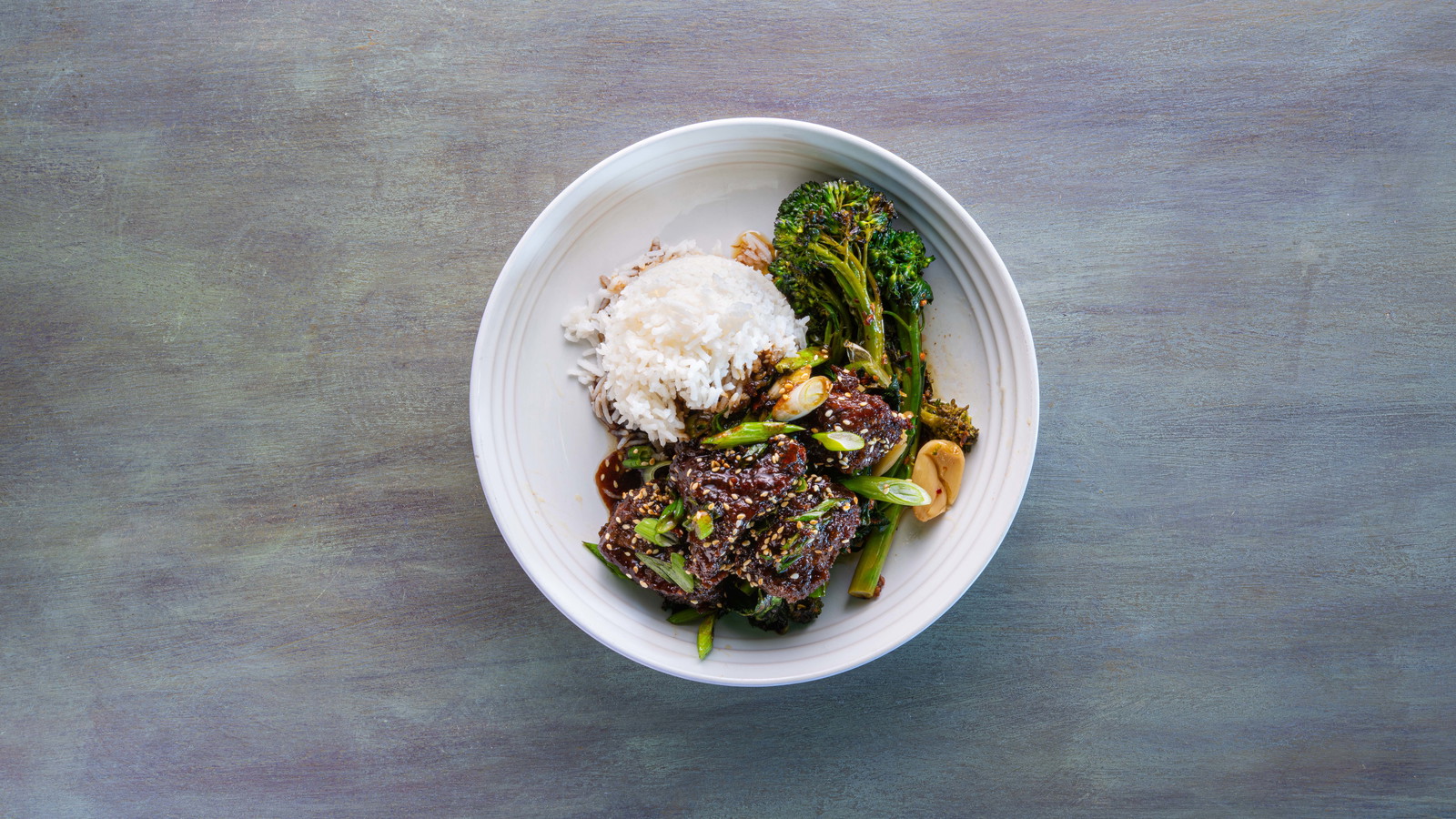 Image of Sticky Beef with Broccoli & Steamed Rice