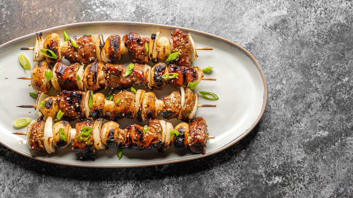 American Wagyu Tenderloin Kalbi Kebabs