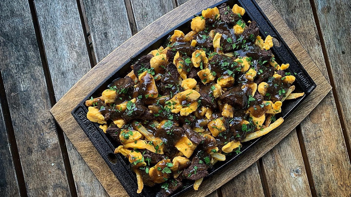 American Wagyu Poutine with Bourbon Brown Gravy