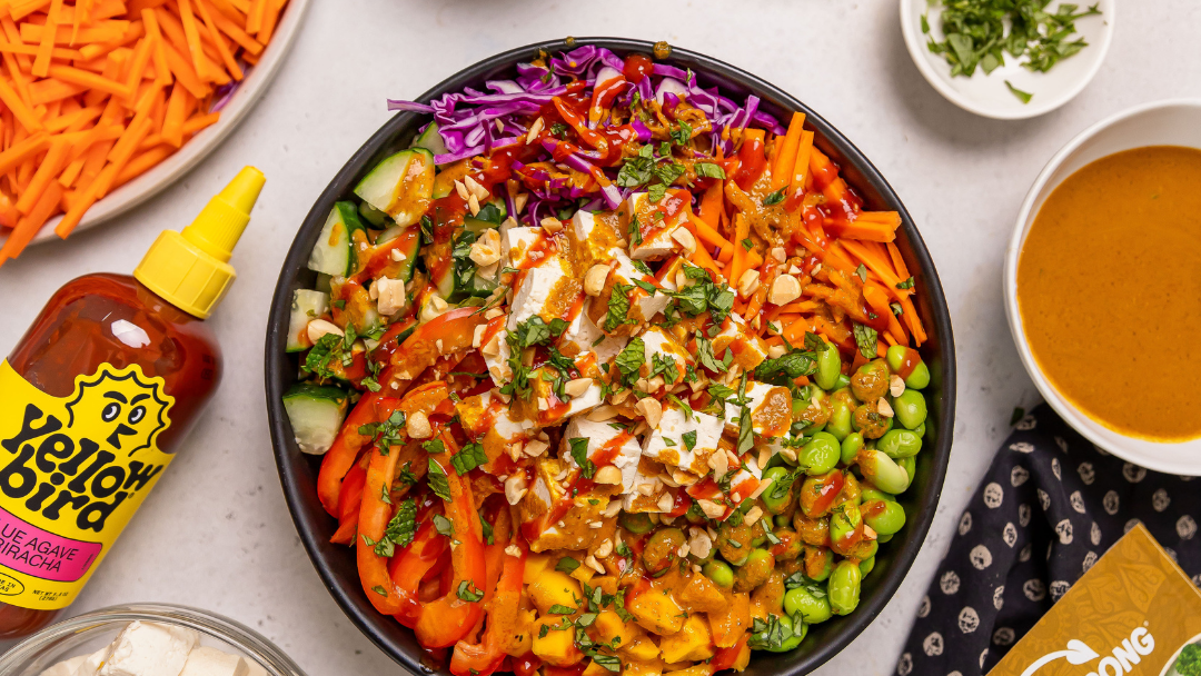 Image of Deconstructed Thai Spring Roll Salad