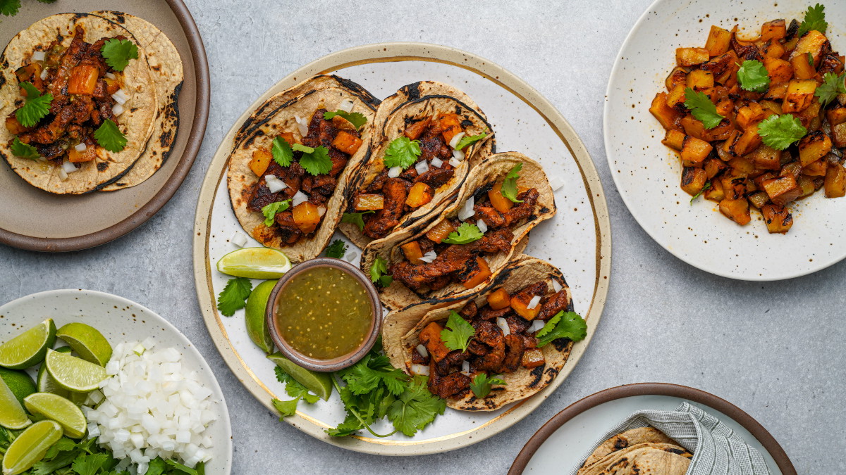 Pork Collar Tacos Al Pastor