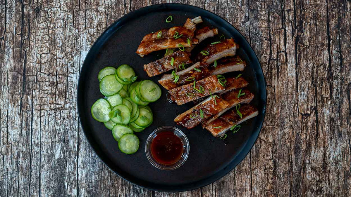 Gochujang Glazed Sticky Ribs