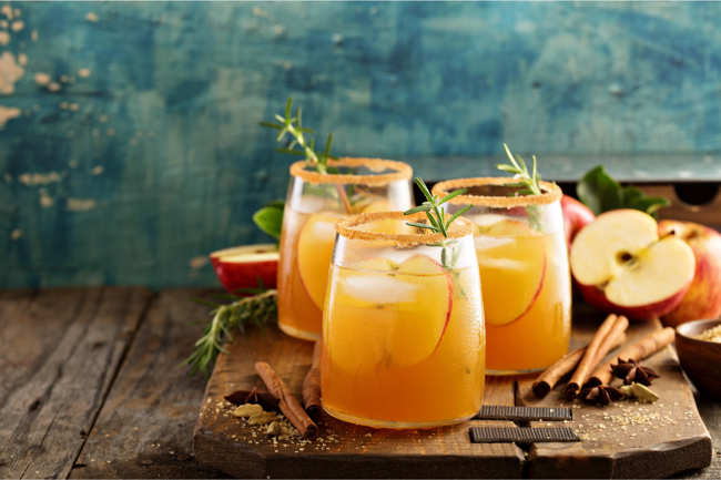 Image of Cranberry Ginger Spice Cider Cocktail