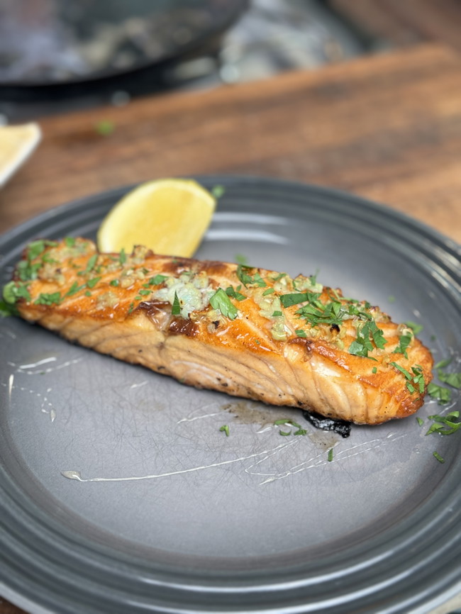 Image of Honey Baked King Salmon