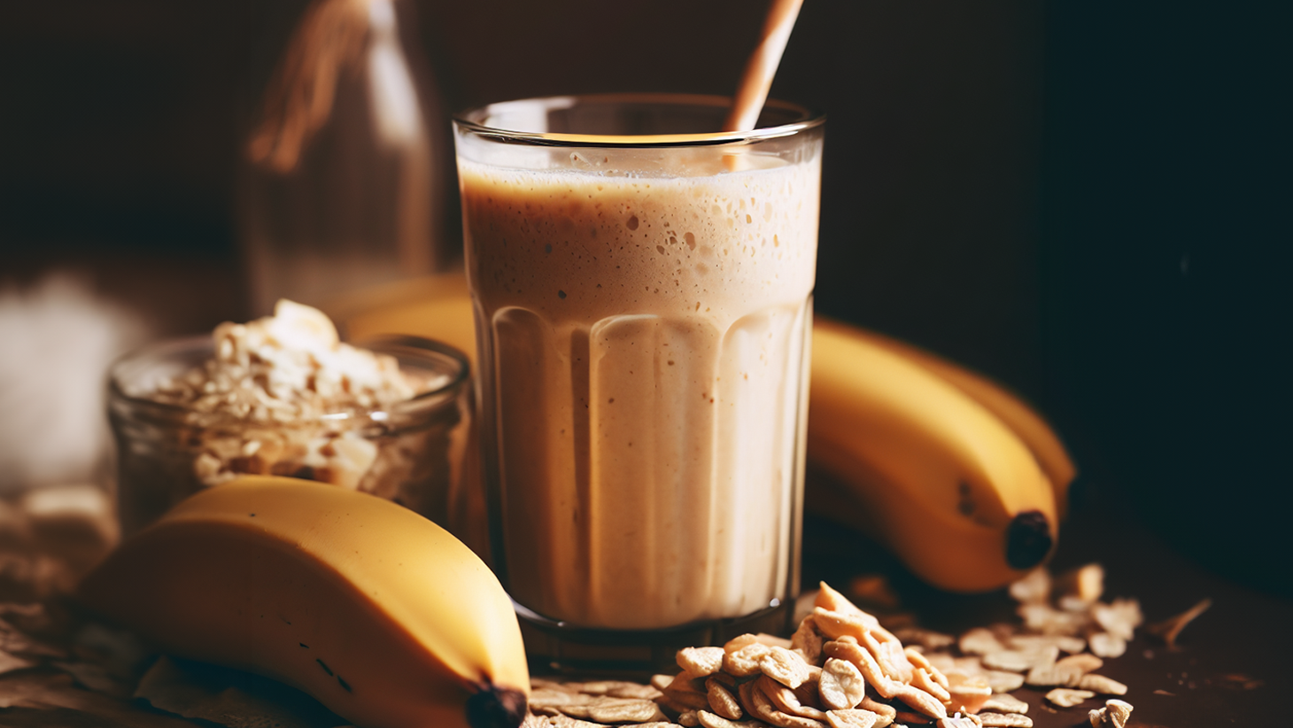 Image of Almond Milk and Banana Breakfast Smoothie