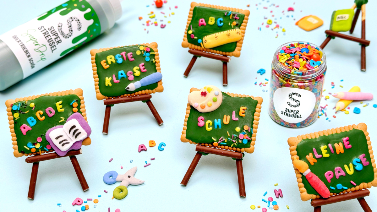 Butterkoek Plaatjes - Schoolbordjes