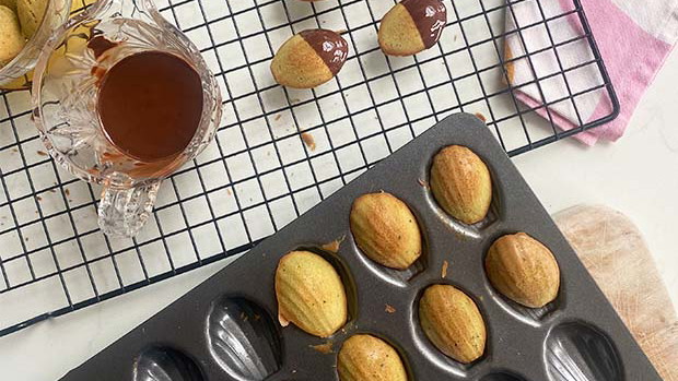 Image of Mini Matcha Madeleines