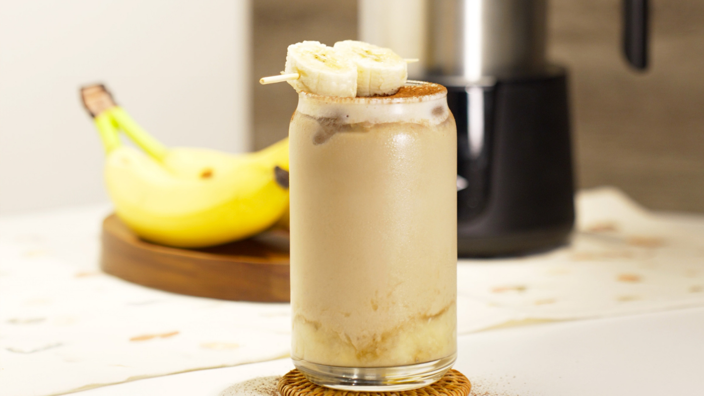 Image of Wabi Coffee Recipes: Iced Banana Latte