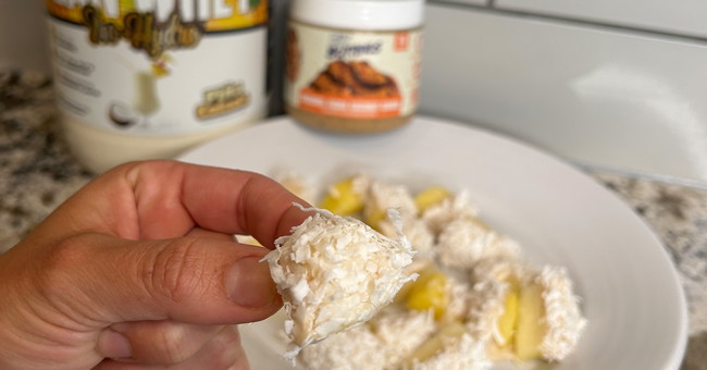 Image of Protein-Packed Frozen Pineapple Piña Colada Treats