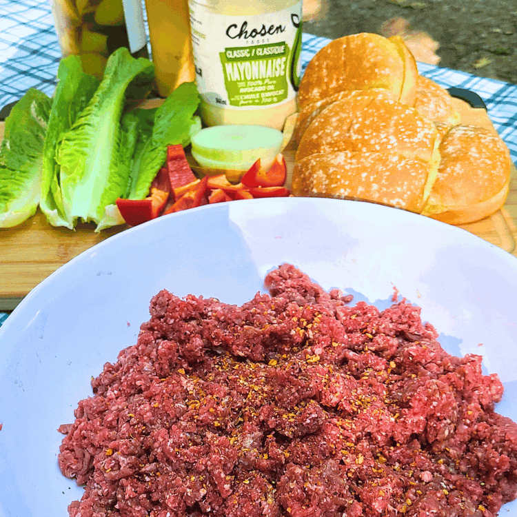 Image of Preheat the Blackstone griddle on medium-high heat and gather all your ingredients.