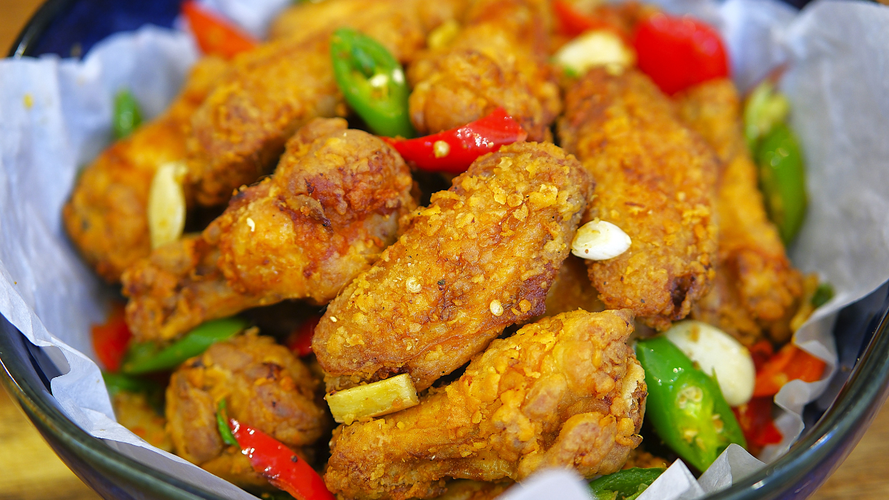 Image of Authentic Chinese Salt and Pepper Chicken Wings (I can devour day and night)