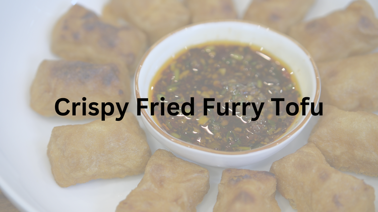 Image of If you are not a native Chinese, you will have no idea what to do and how to eat this moldy tofu, so I will show you two recipes to enjoy it. The first one is deep-fried furry tofu, which is...