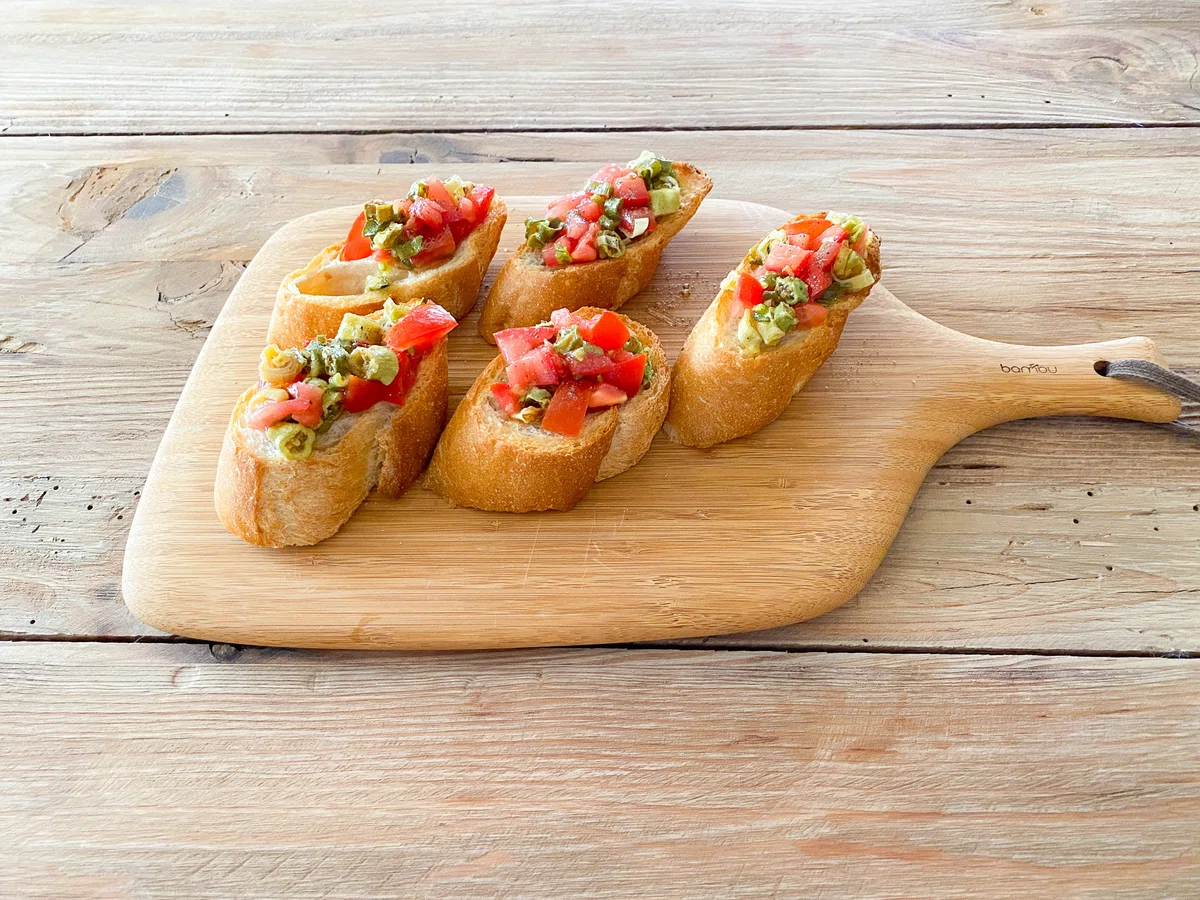 乾燥野菜のブルスケッタ