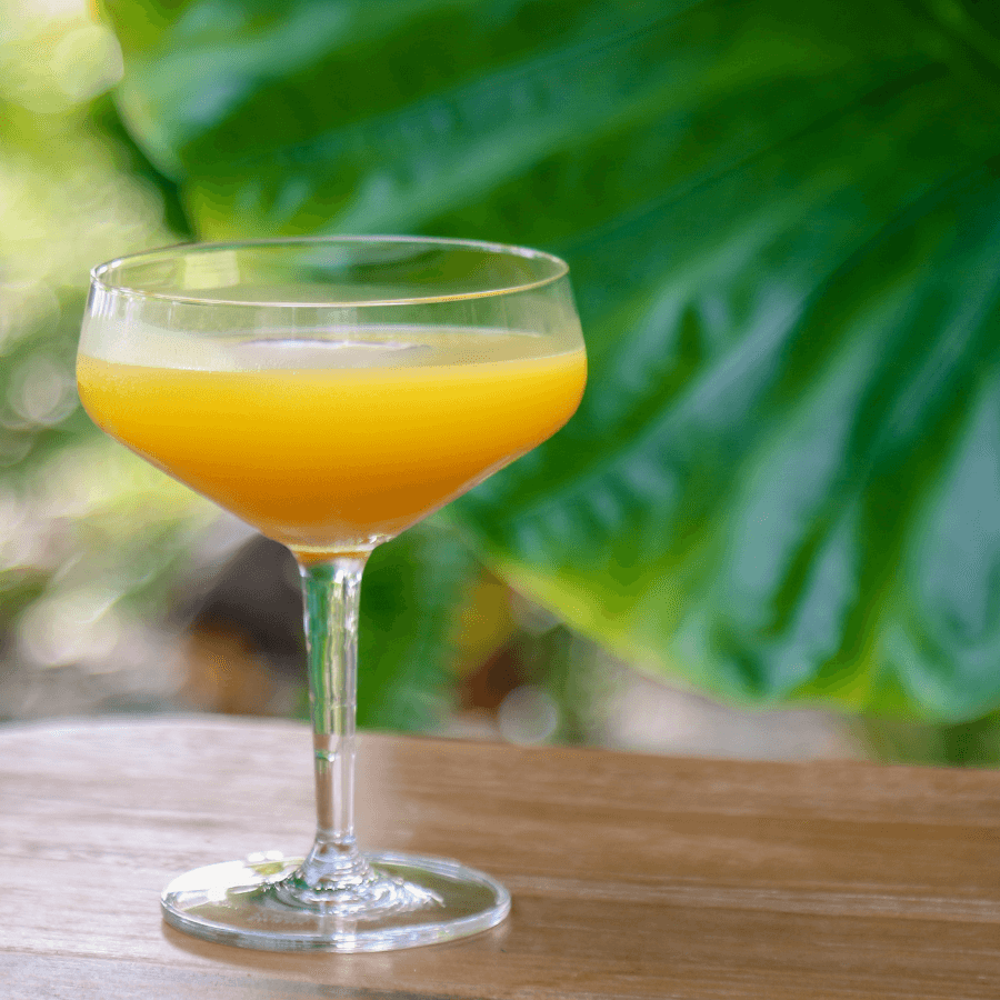 The Gold: A cocktail for the Olympics featuring scotch, banana