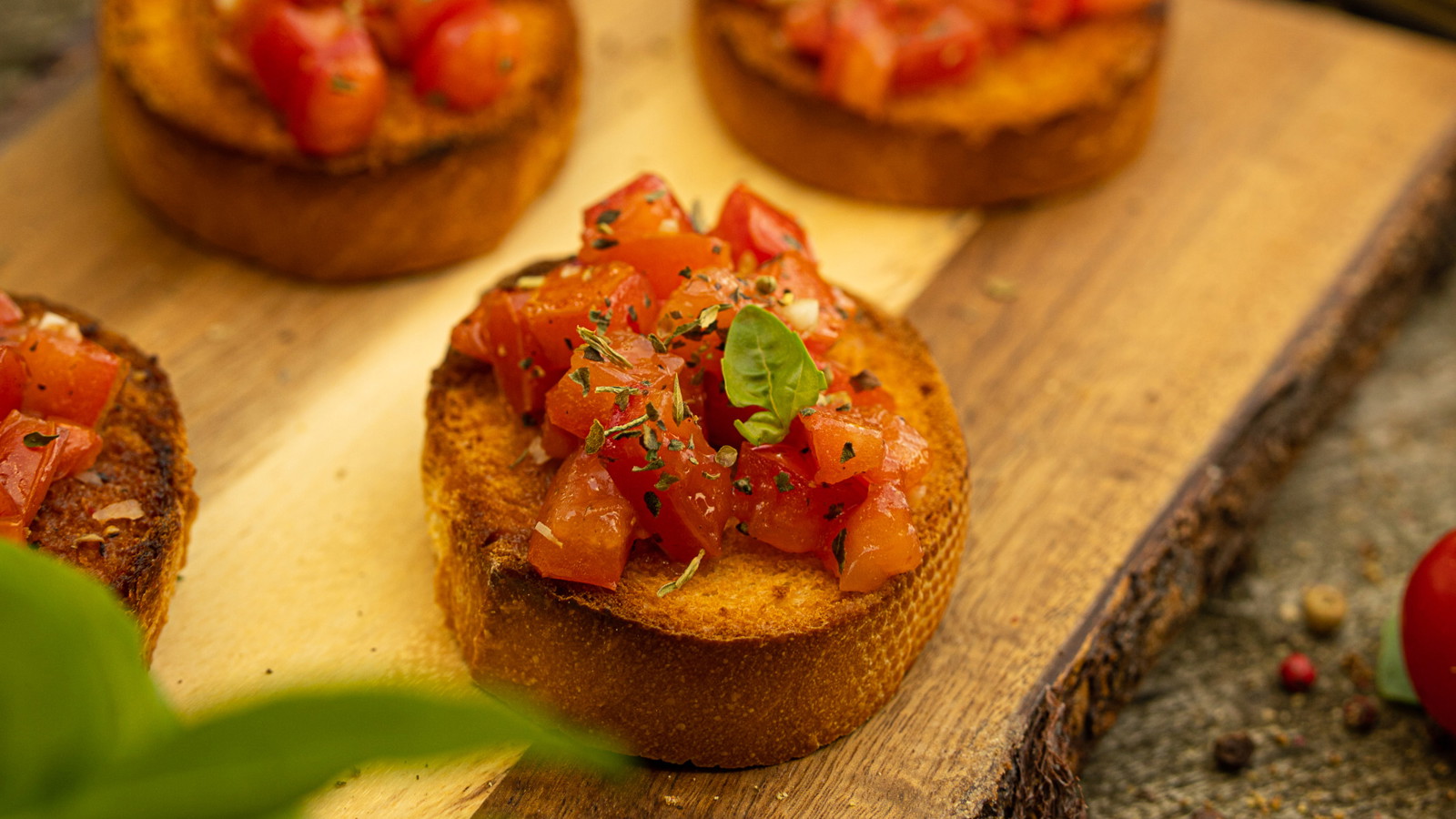 Image of Classic Bruschettas with Kombucha Balsamic Vinegar Recipe