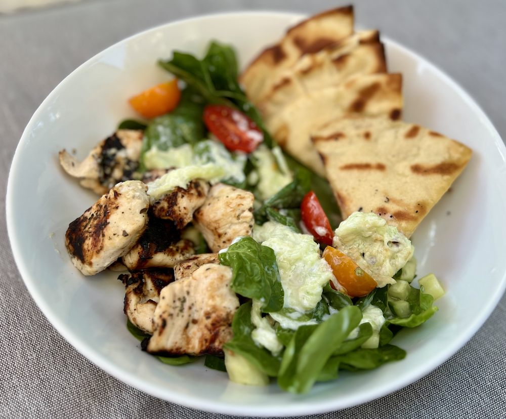 Grilled Chicken Salad Pita