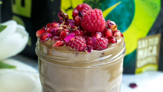 Image of Raspberry, Banana & Cacao Shake