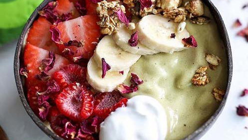 Image of Mango Matcha Smoothie Bowl