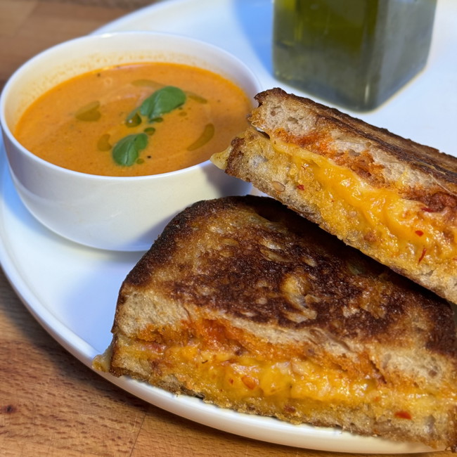 Image of Nduja grilled cheese