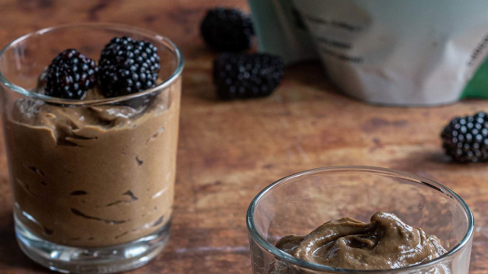 Image of Chocolate, mint and avocado mousse