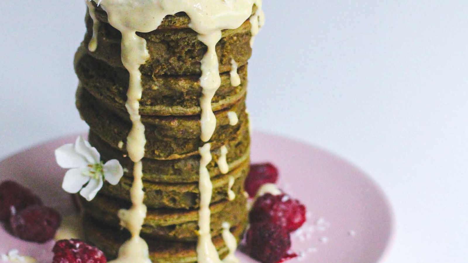 Image of Matcha pancakes