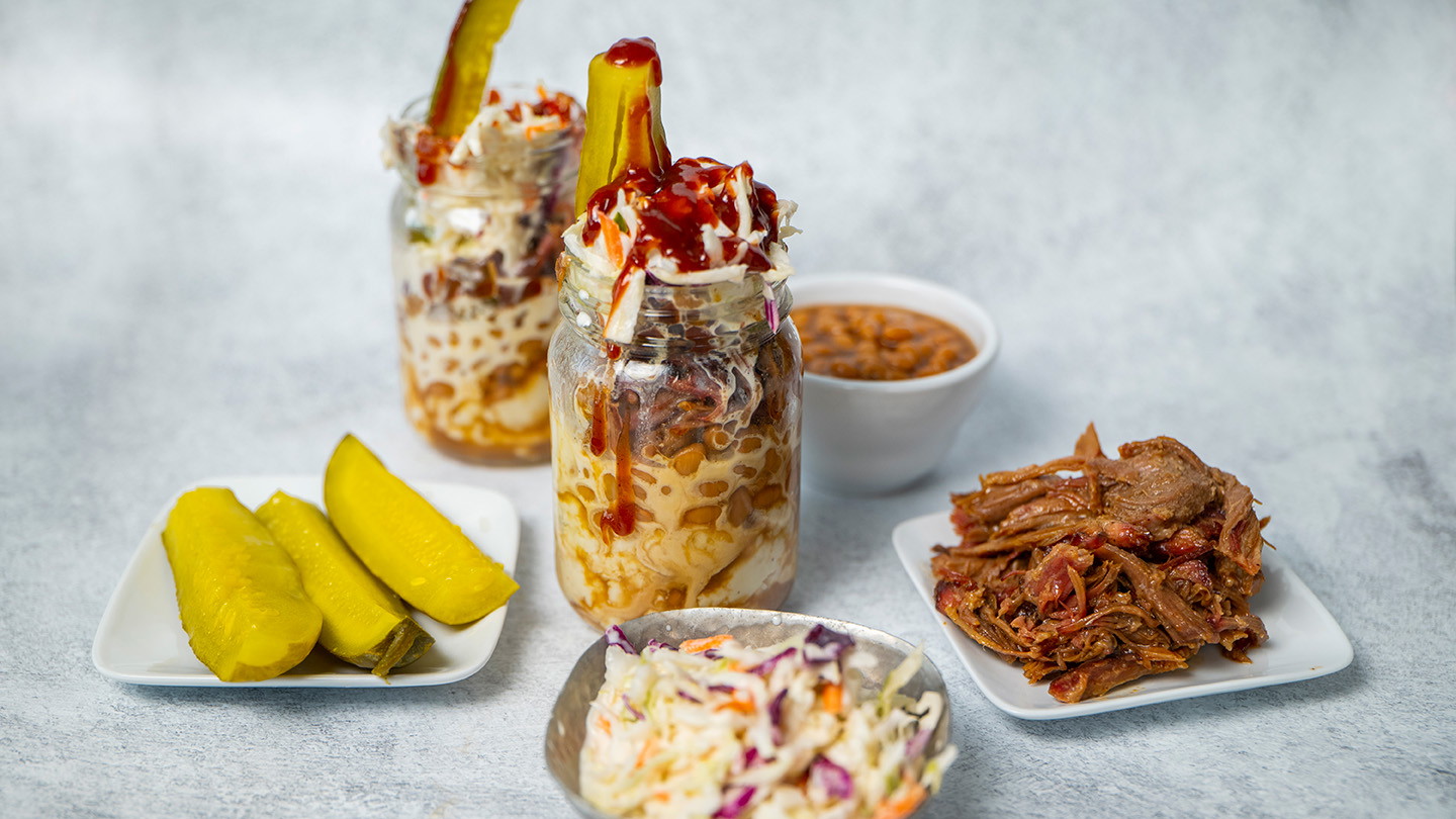 Image of BBQ Pulled Pork Parfaits